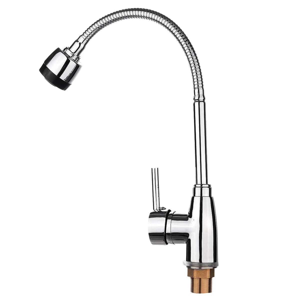 360 girevole estraibile cucina rubinetto per lavabo miscelatore rubinetto beccuccio monocomando lavello beccuccio regolabile montato sul ponte ottone massiccio