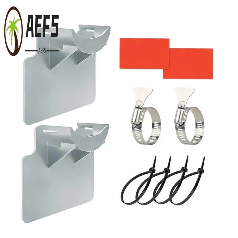 Support for pool hose AEF5-Support pipes for outdoor pipe outlet Intex with cable clamp Accessories for swimming pool