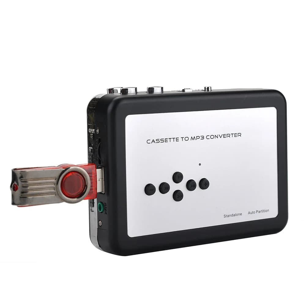 Convertitore USB da Cassetta a MP3, Lettore Audio Musicale, Registratore su USB Senza PC