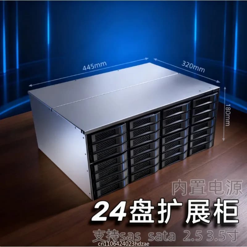 si applica all'armadio per montaggio su rack con espansione di archiviazione NAS 4U 24 alloggiamenti 12G