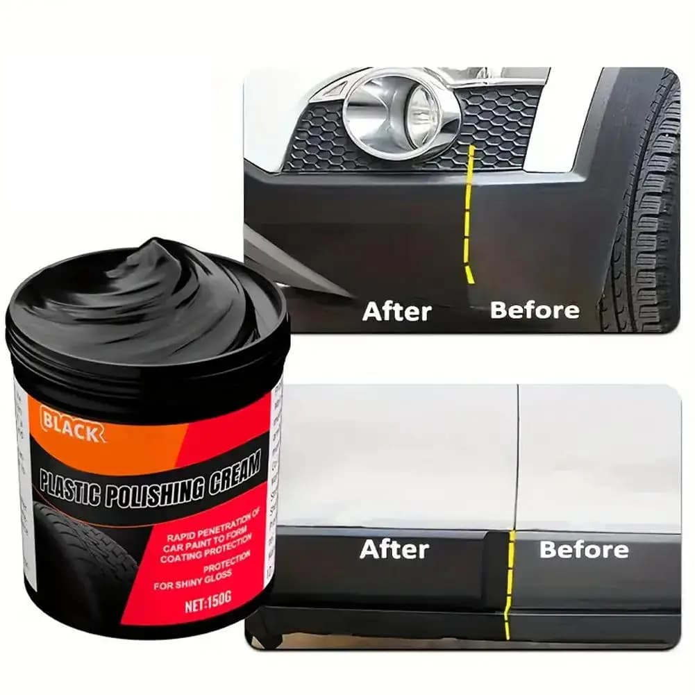 Restauratore di plastica per auto Ritorno al nero lucido Pannello interno per auto Riparazione automatica e agente di rivestimento per rinnovamento della pelle lucida Cera Coati M6C2