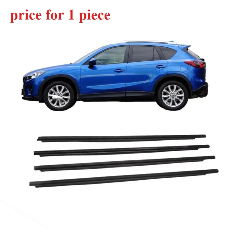 Guarnizione in Gomma Nera per Finestrini Esterni per CX5 2014-2016 Sedan, Protezione Impermeabile KD53-50-650D