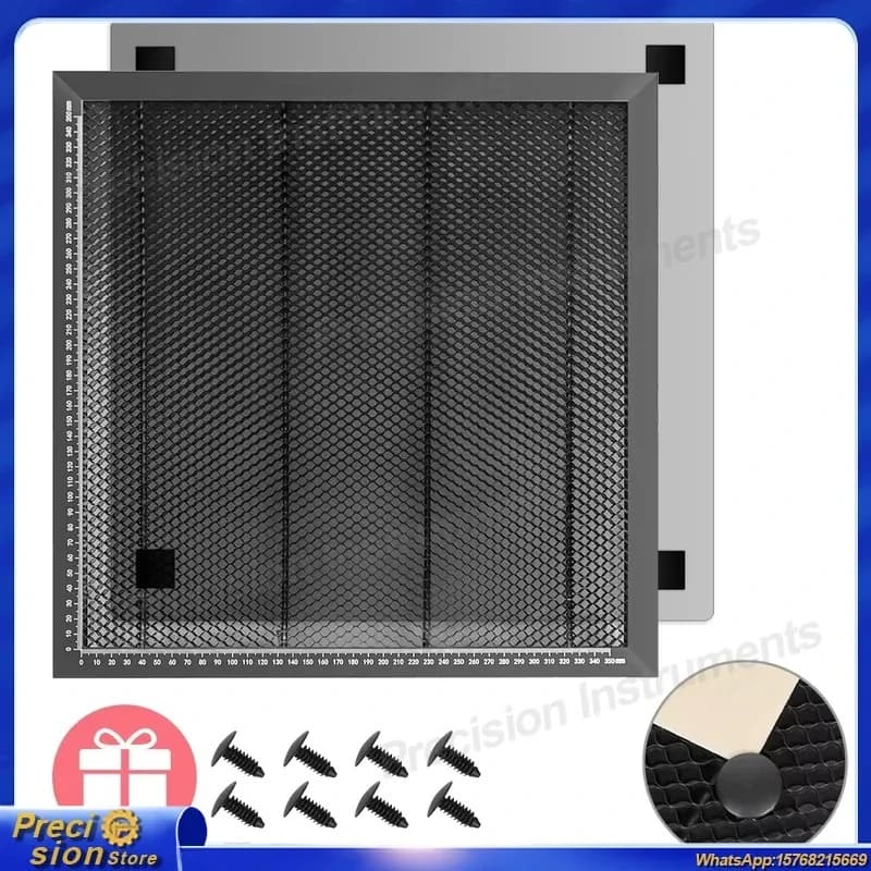 Tavolo di Lavoro a Nido d'Ape 300x300mm 400x400mm 430x400mm per Macchina da Taglio Laser CO2 e Incisore Laser TT-50 TTS-55