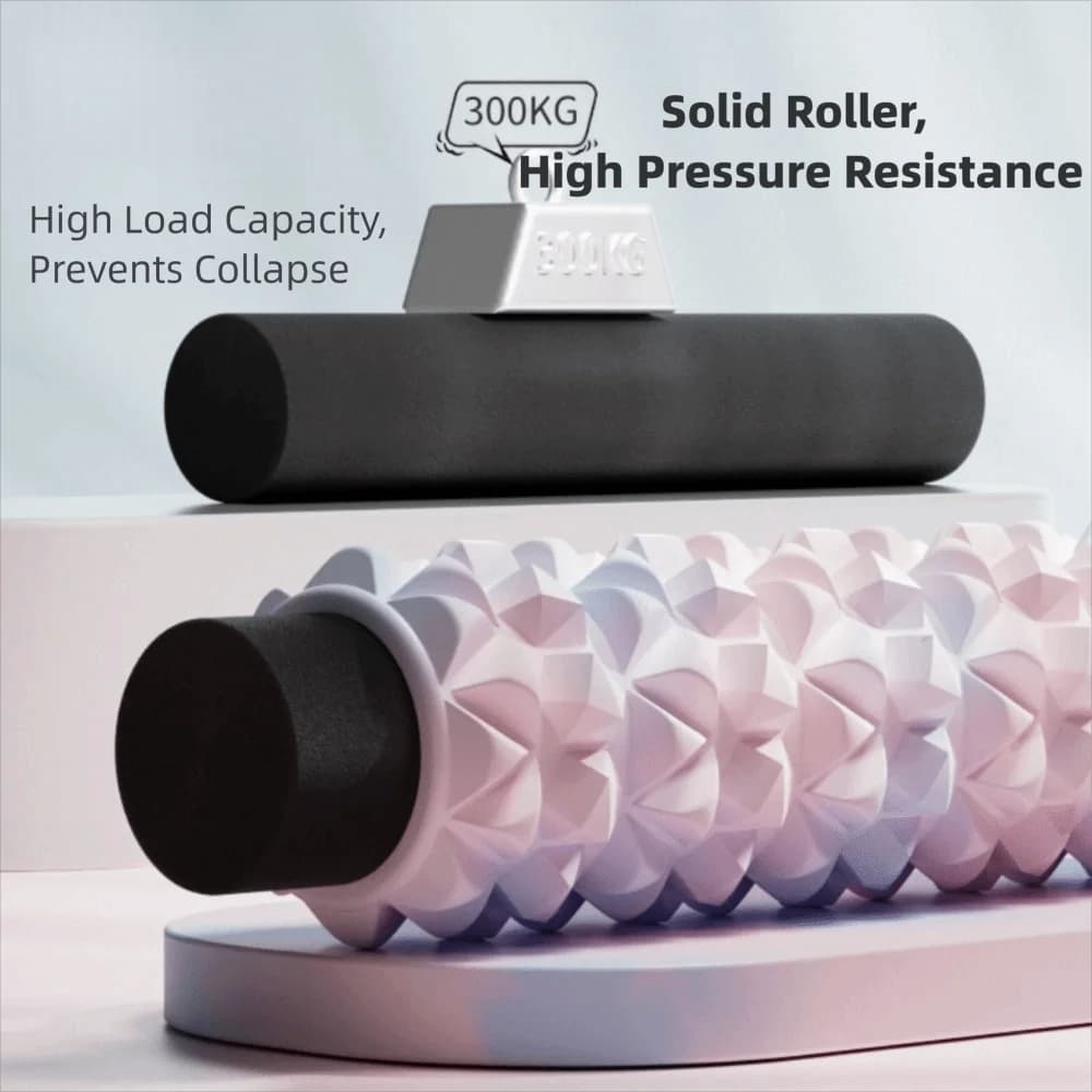 30/45 cm EVA Foam Roller Deep Fabric Massage Portable Yoga Massage Support Lumbar Relaxation Muscle