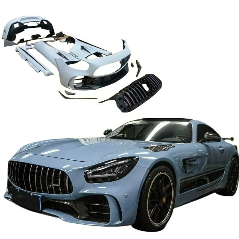 High-Strength FORMercedes AMGGT/GTS/GTC Autoclave-Cured Body Kit Carbon Fiber Front Bumper, Rear Bumper, Diffuser, Spoiler