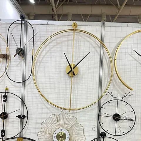 z 100cm new 3d big metal metallic wall art watch custom home decoration products dropshiping 2024 home decoration watch