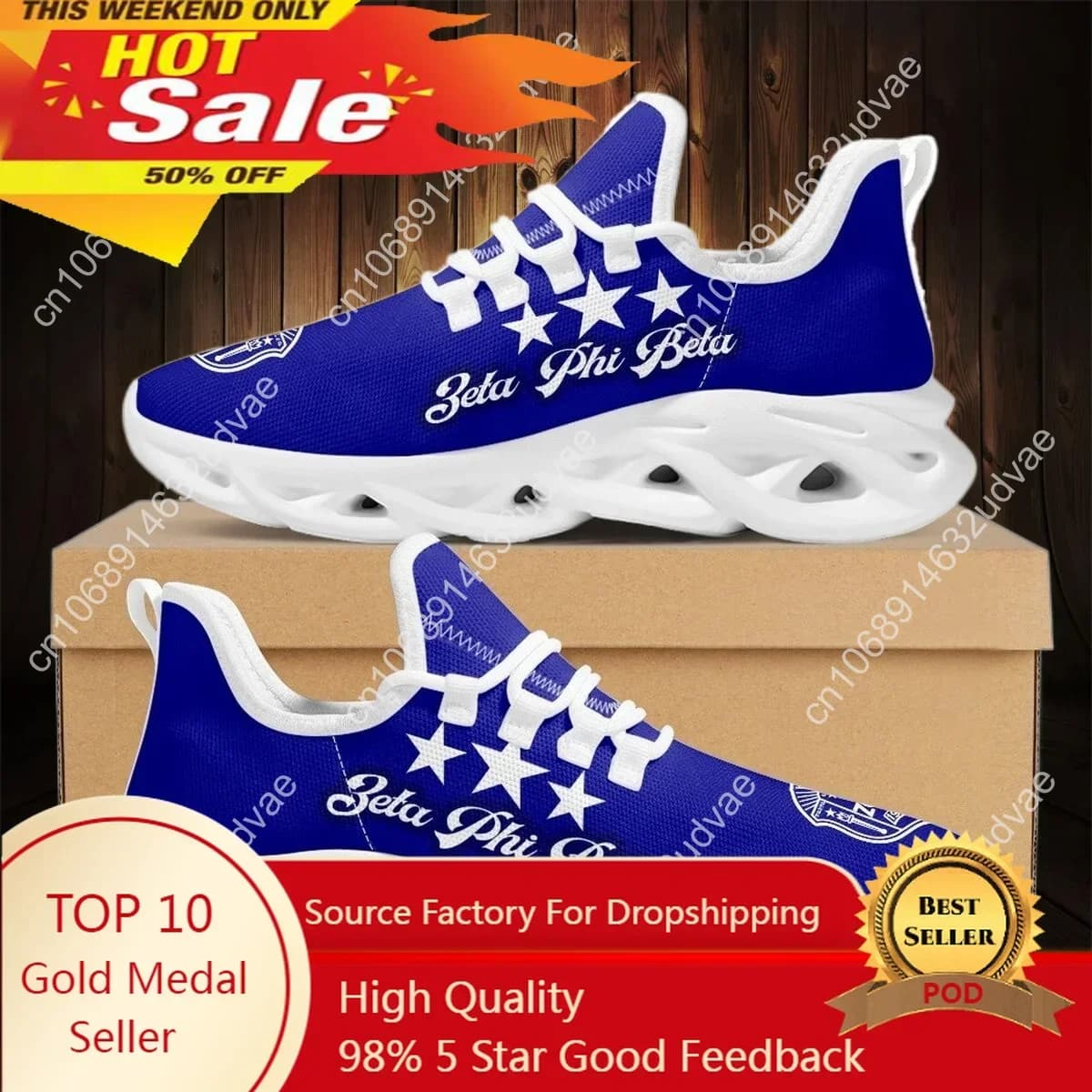 New professional racing shoes Zeta Phi Beta Printed cushion Running clothing Women's Men's Anti-slip walking shoes Hot
