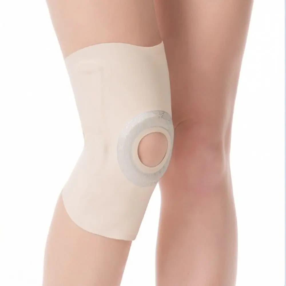 Ginocchiera Sportiva Elastica Pressurizzata, Design Sottile, Supporto per Ginocchio Regolabile a Compressione, Protezione Articolare Antiurto