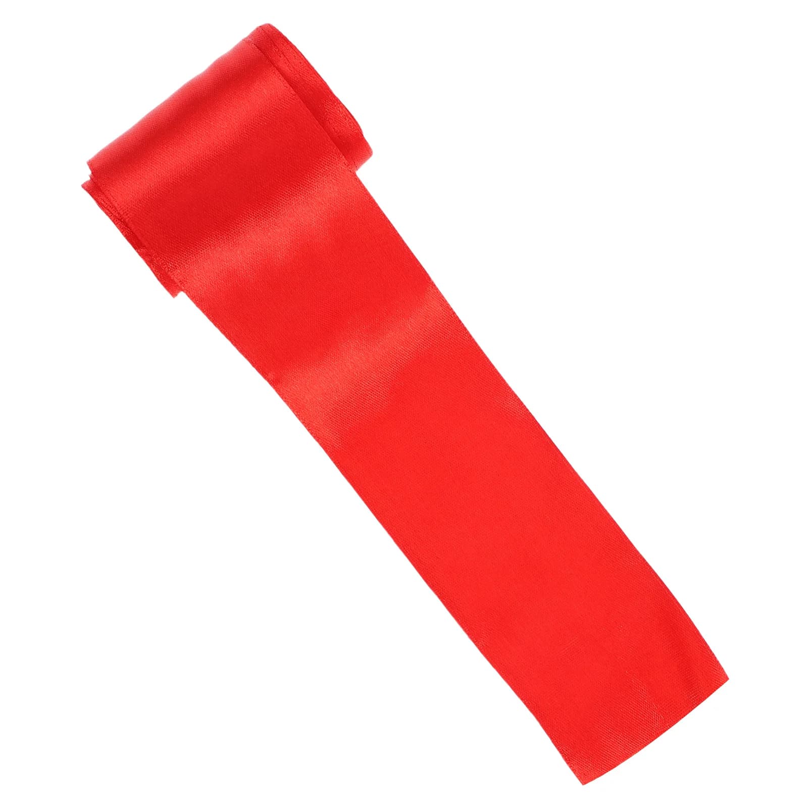 Ribbon with Marathon Finish Red Satin Polyester Running Tape for Races Antique Belt with Finish for Running Events