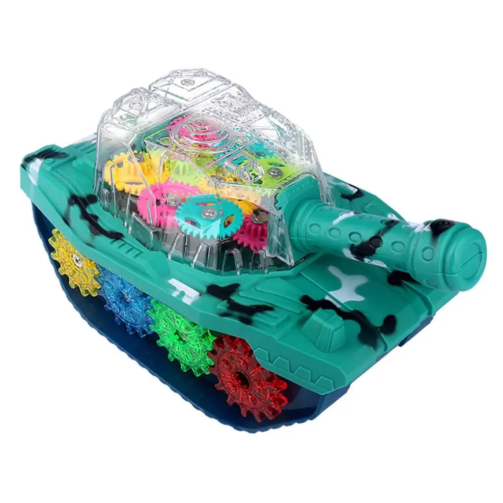 Giocattoli Elettronici in Plastica, Regalo di Compleanno, Modellino di Carro Armato, Giocattoli Educativi per Ragazzi