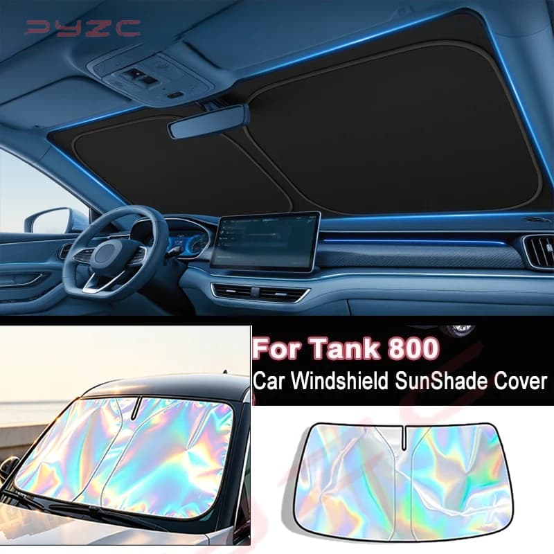 For Tank 800 2024-2026 Car Windshield Sunshade Cover Front Window Sun Shade Heat Insulation Summer Auto Accessories