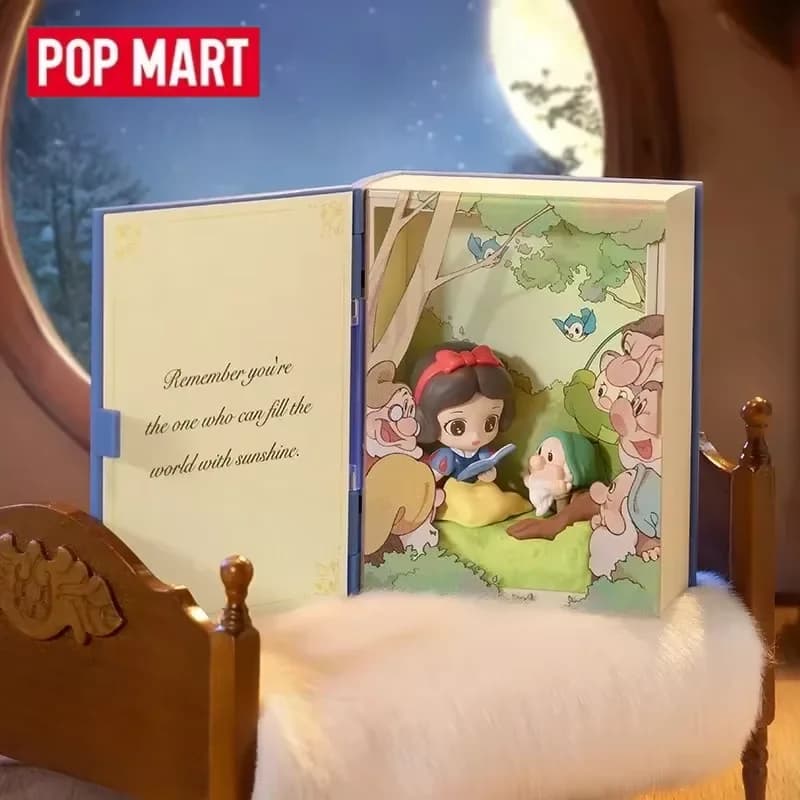 POP MART Disney Princess Fairy Tales Series Set di scene Scatola cieca Scatola misteriosa Guess Bag Toys Collezione desktop Figura anime