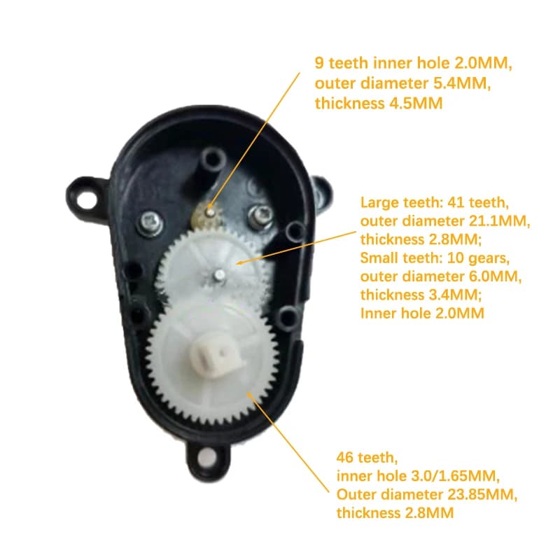 3 pezzi/set pezzi di ricambio per aspirapolvere robot ingranaggio spazzola laterale compatibile con la gamma completa di spazzatrici EUFY