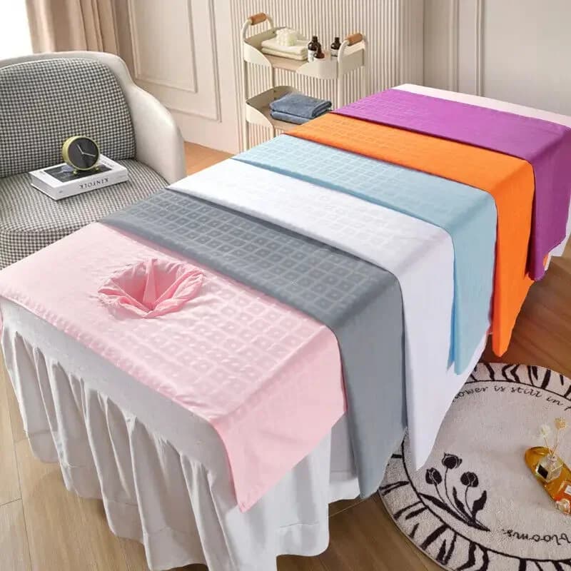 Copriletto per massaggio spa Copriletto per salone di bellezza con senza foro per il viso Copriletto per spa per il corpo resistente e impermeabile