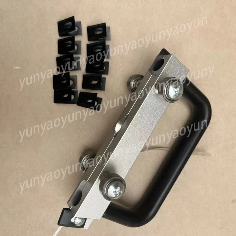 Coltello Manuale per Scanalature, Scanalatore per Pavimenti in Vinile, Utensile da Costruzione, Taglierina a Ruote Bidirezionale per Scanalature in PVC, Plastica, Rotoli e Pavimenti Sportivi
