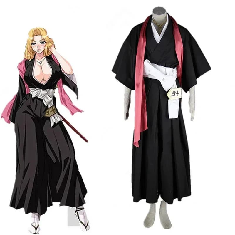 Anime Cosplay - Bleach 10a Divisione Tenente Matsumoto Rangiku Migliore parrucca costume per Halloween Cosplay8;c'4,t;6.j'2;