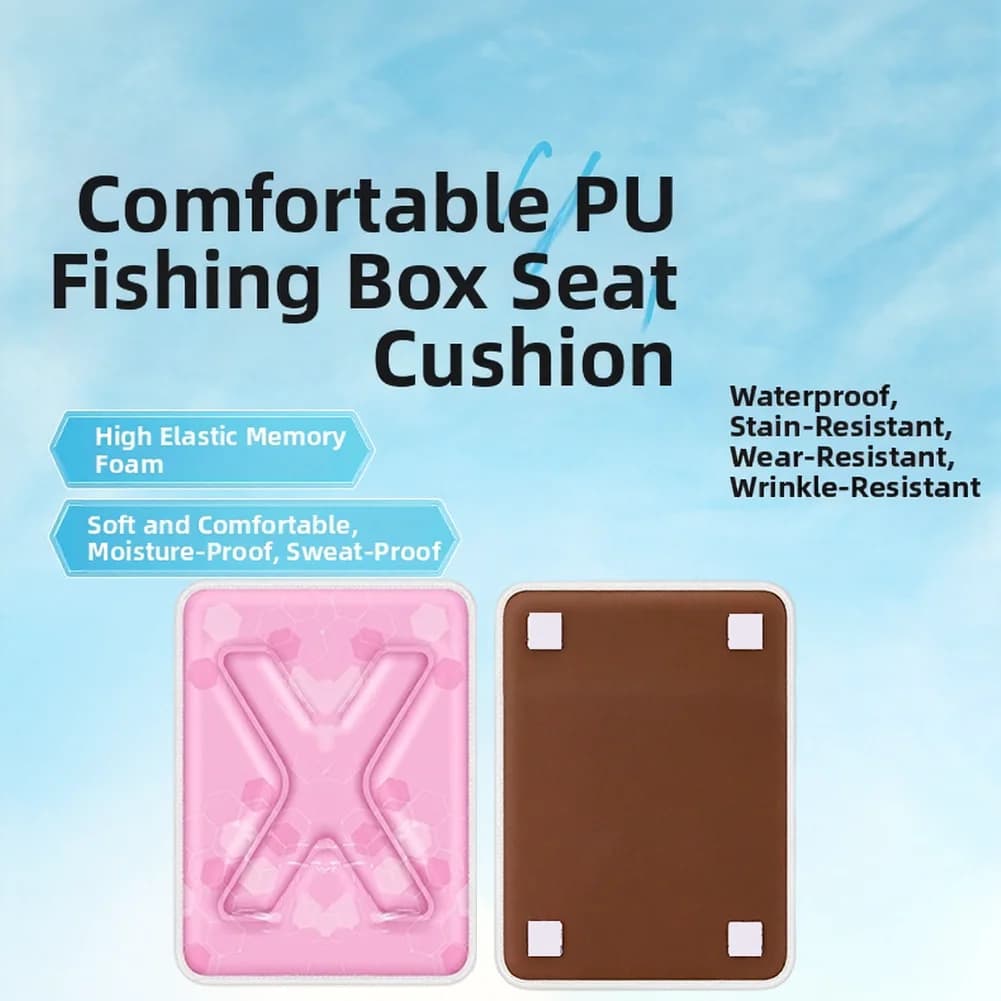 For Wet Fishing Trips Tackle Box Seat Pad High Elastic Fishing Cushion Fishing Cushion Lightweight Portable Gear