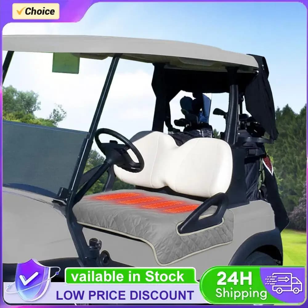 Telo Coprisedile Riscaldato per Golf Cart, Comodo Cuscino da Viaggio per Sedile da Golf, Coprisedile Sportivo per Golf Cart, Regali Golf per Uomini Amanti del Golf