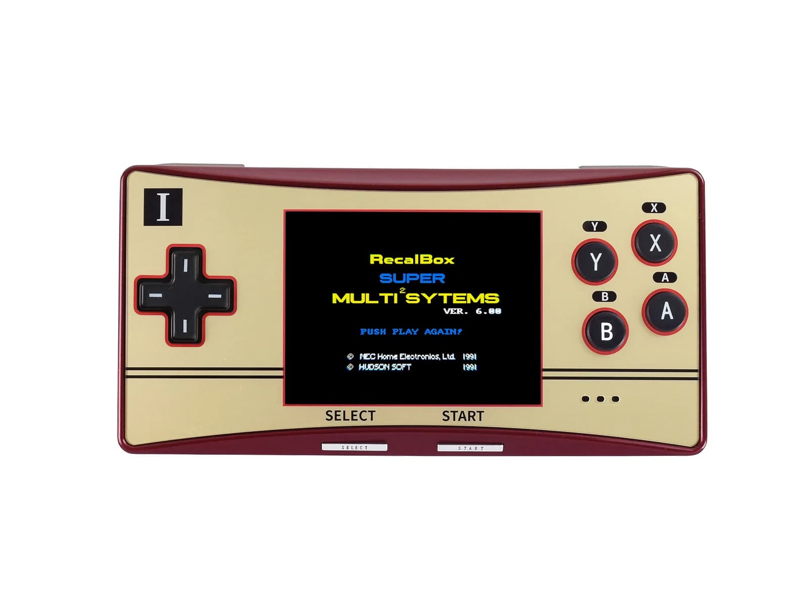 Console di gioco portatile Waveshare GPM280 basata sul modulo di elaborazione Raspberry Pi 3+ Lite (opzionale), connettività WiFi