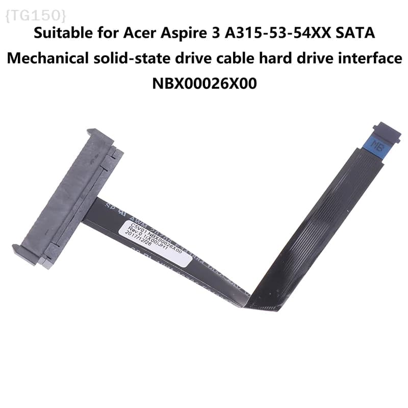 【Ja】Cavo connettore SATA HDD a 24 pin, cavo sostitutivo per disco rigido per laptop per la serie modello A315-53/42/41, codice articolo. C5V01 N17C4