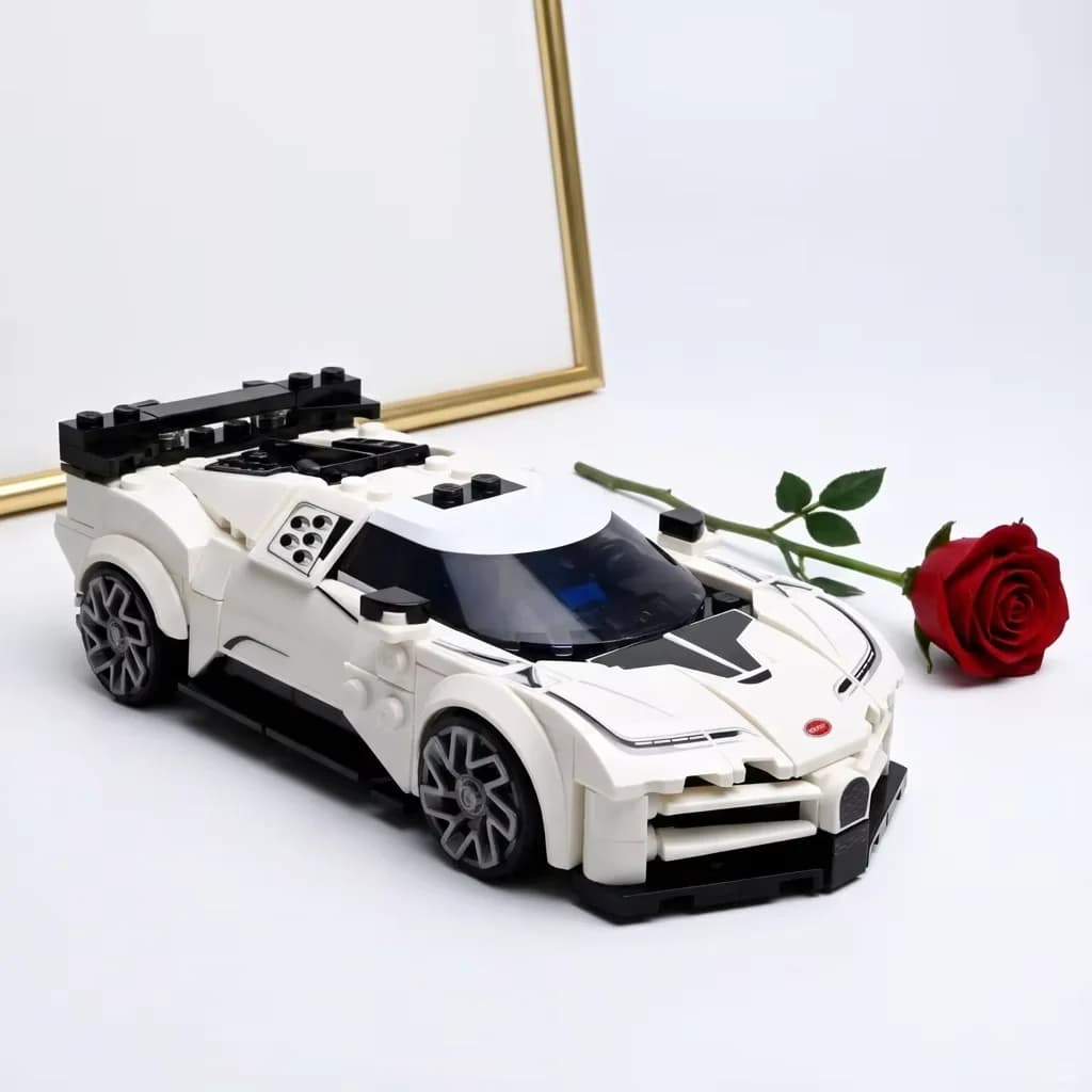 2026 DIY Supercar 77240 Bugatti Centodieci Supercar Blocchi da Costruzione Giocattolo Regalo, Giocattoli Educativi, Decorazione per la Casa
