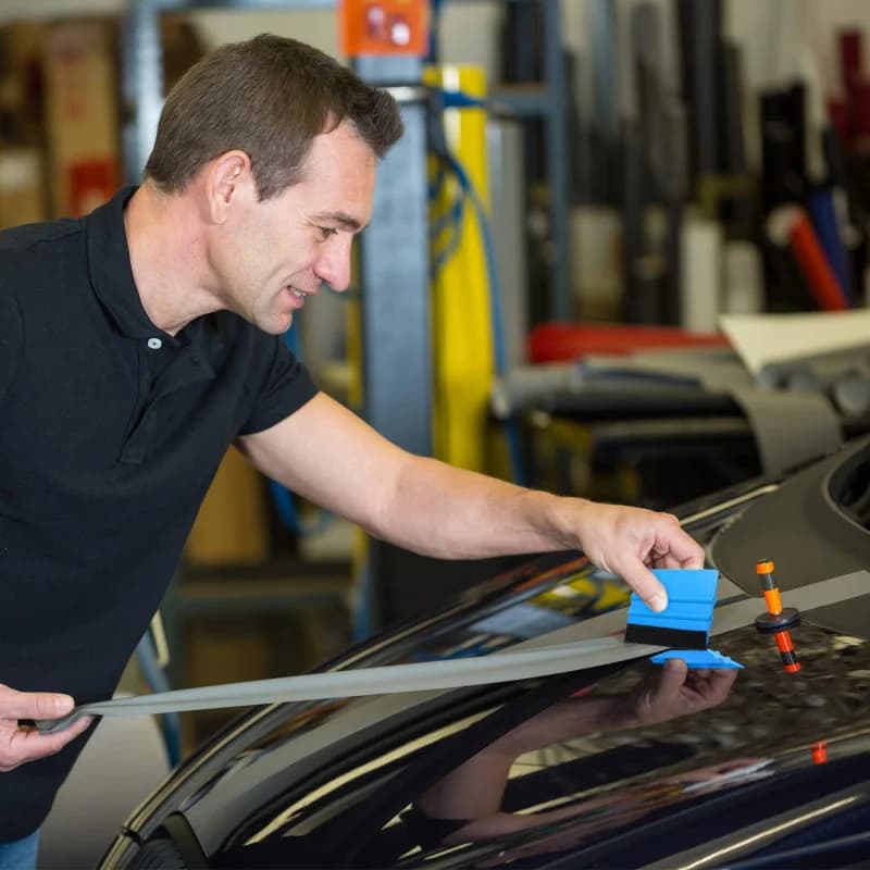 Kit di Strumenti per Wrapping Auto, Set per Pellicolatura Veicoli, Attrezzi per Oscuramento Finestrini, Set di Raschietti e Coltelli per Vinile