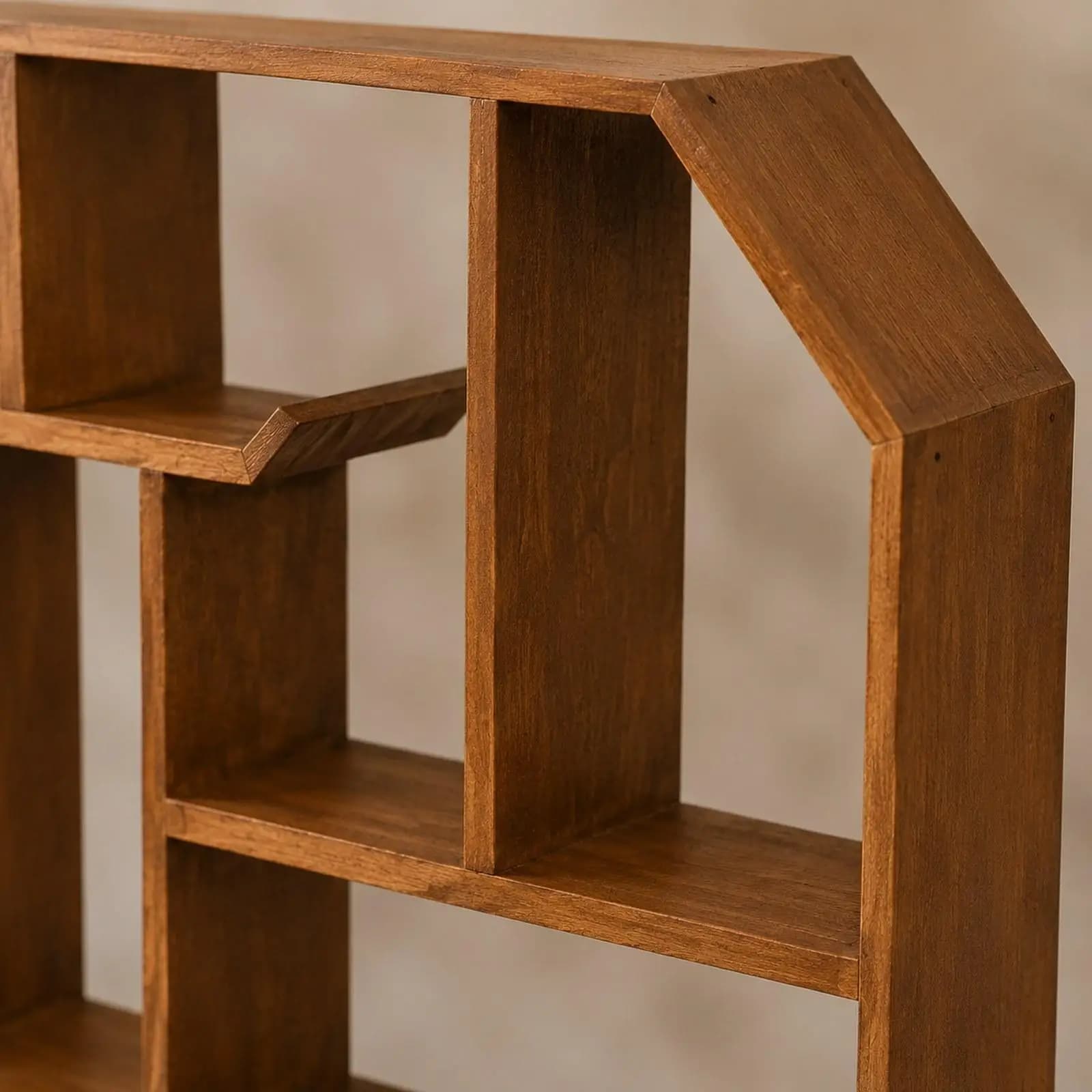 Mensola da parete in legno, scaffale multiuso facile da installare, organizer per collezioni e ufficio