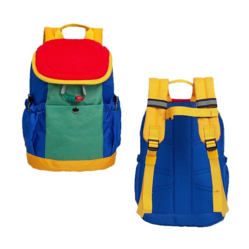 Zaini per bambini Borse da scuola per asilo leggere che riducono il carico Zaino per protezione della colonna vertebrale resistente allo sporco e resistente all'usura