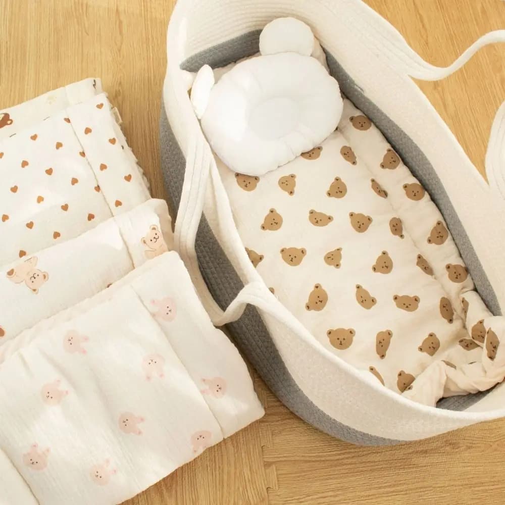 Cuscino per passeggino con motivo a cartoni animati, accessori per passeggino, cuscino per seggiolino auto, tappetino per passeggino, fodera per seggiolino auto