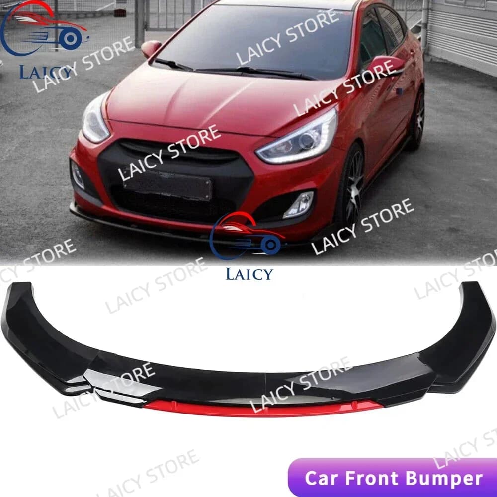 Front bumper LAICY for Hyundai Accent 2008-2022, Spoiler, Diffuser, Splitter, Underbody protection kit