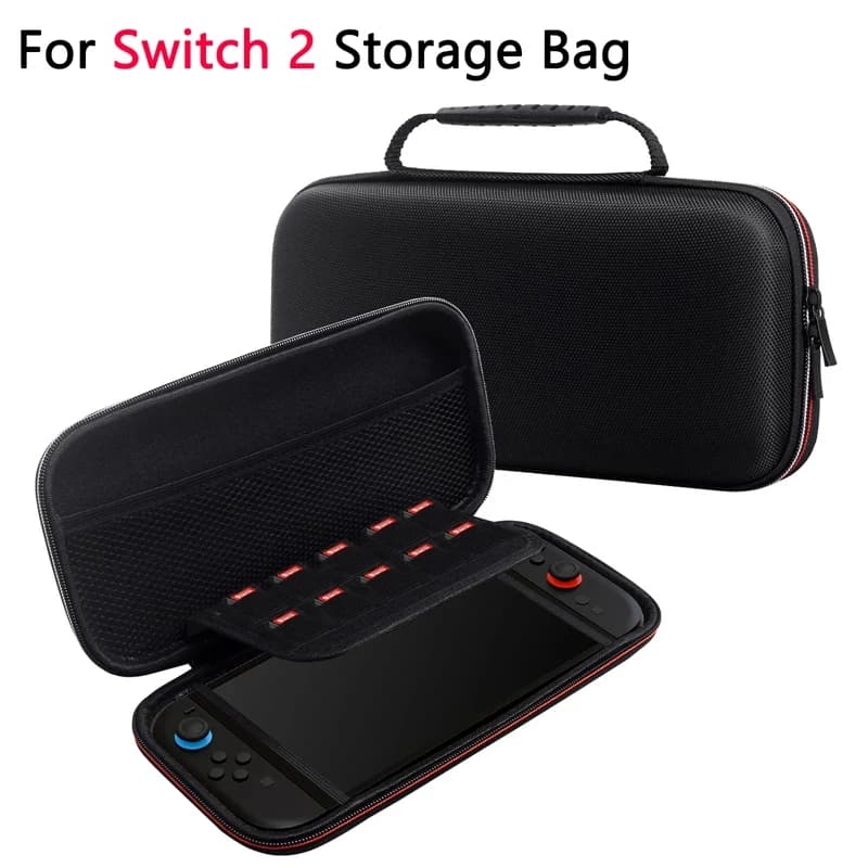 Custodia da trasporto per Switch 2 Borsa da viaggio rigida in EVA Borsa protettiva portatile per Switch 2 (2025)