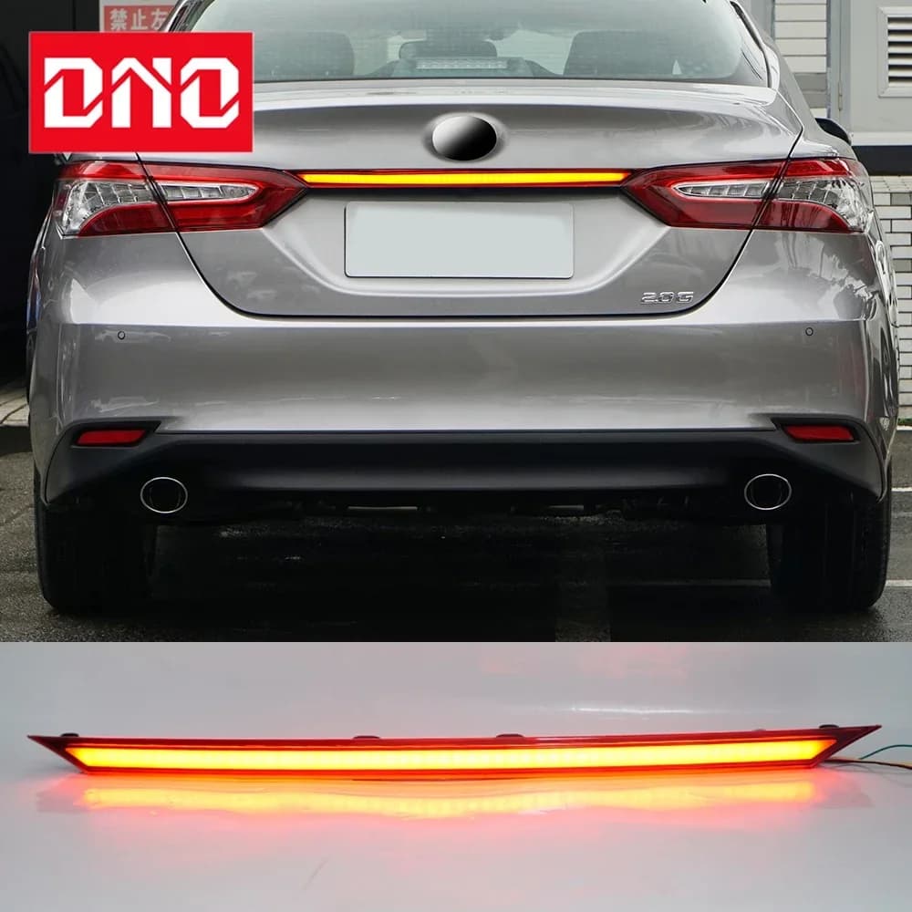 Auto LED 12V Paraurti Posteriore Lampade Per Toyota Camry 2018 - 2021 Luce di Freno Segnale di Girata di Backup Riflettore Lampada Fanali Posteriori Auto fendinebbia