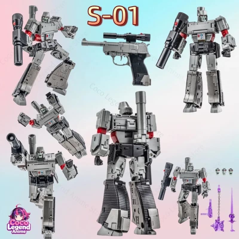 Hot Sale in Stock Newage NA S-01 S01 Megatron Pistola di Grandi Dimensioni Megatron Reissue Action Figure Giocattoli da Collezione Regali