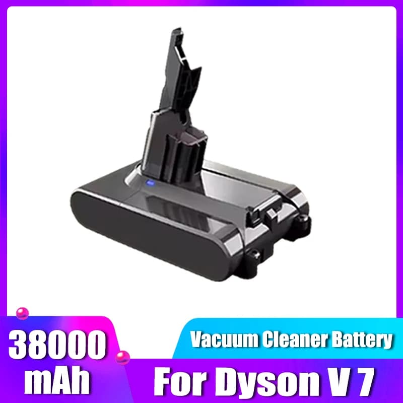 21.6V 38000mAh, for Dyson V7 vacuum cleaner battery replacement