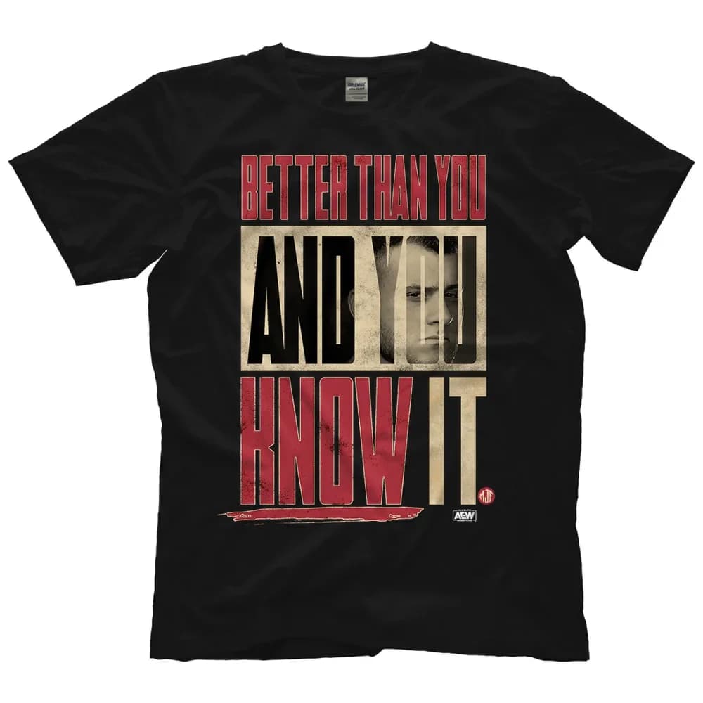 MJF-e you know AEW official shirt