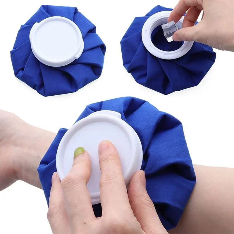 1PC Benda per borsa per il ghiaccio professionale con borsa per il ghiaccio riutilizzabile per braccio polpaccio ginocchio caviglia spalla collo distorsione impacco caldo e freddo