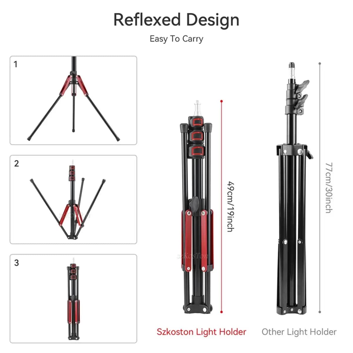 （2026 SUMMER）1.9M Aluminium Light Stand Photography Light Tripod Light Bracket for LED Video Light Flash Travel