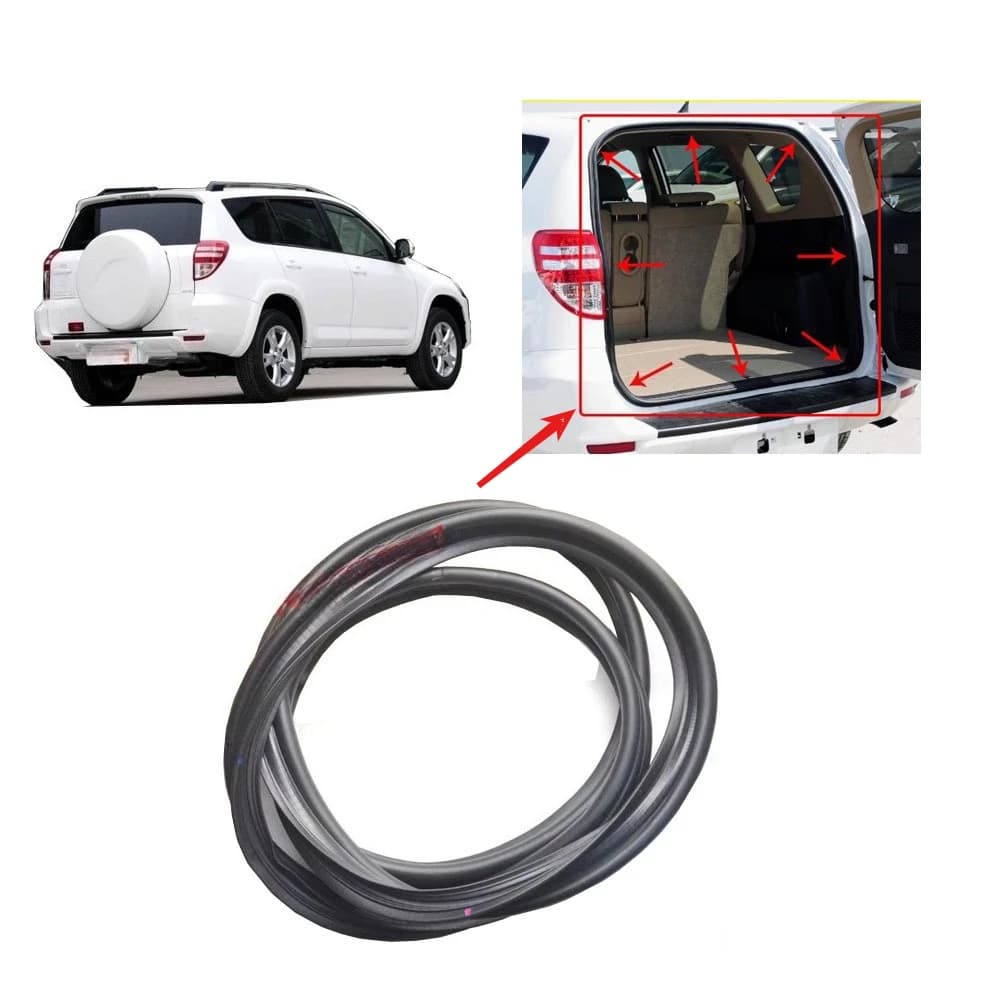 Guarnizione in gomma per porta posteriore da 1 pezzo per Toyota RAV4 2008-2012 Protezione per porta posteriore Guarnizione Guarnizione per bagagliaio posteriore Guarnizione per RAV-4