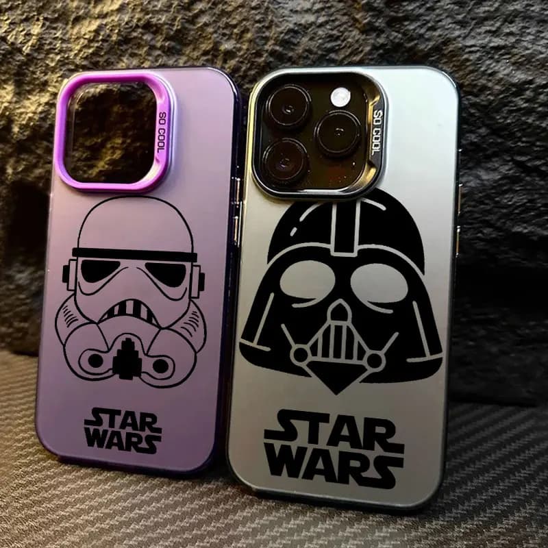 Phone Case S-StarWars Stormtrooper Helmet for iPhone 11 12 13 14 15 16 17 Pro Max 16e 17E 17 Air Plus 13 Mini Fundas Cover Rear