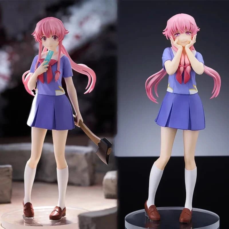 Originale Gsc Pop Up Parade 17 cm Mirai Nikki Gasai Yuno Versione ordinaria Versione speciale Anime Figura Modello giocattolo da tavolo
