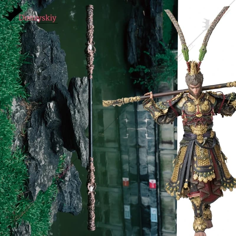 WuKong Jin Gu Bang Wukong Gioco Costume Cosplay 1.1M 3D stampato Jin Gu Bang Puntelli Accessori Halloween Travestimento Prop Decora