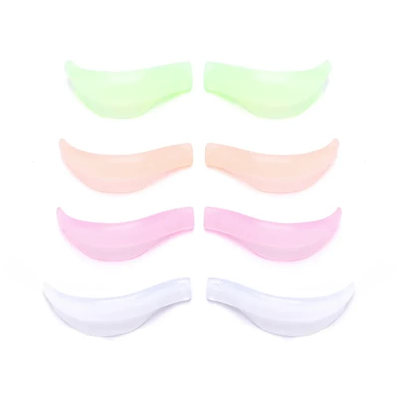 New 4 pairs/pack Silicone Eyelashes Perm Pad Recycling Eyelashes Shield Lift 3D Piegaciglia Makeup Tools