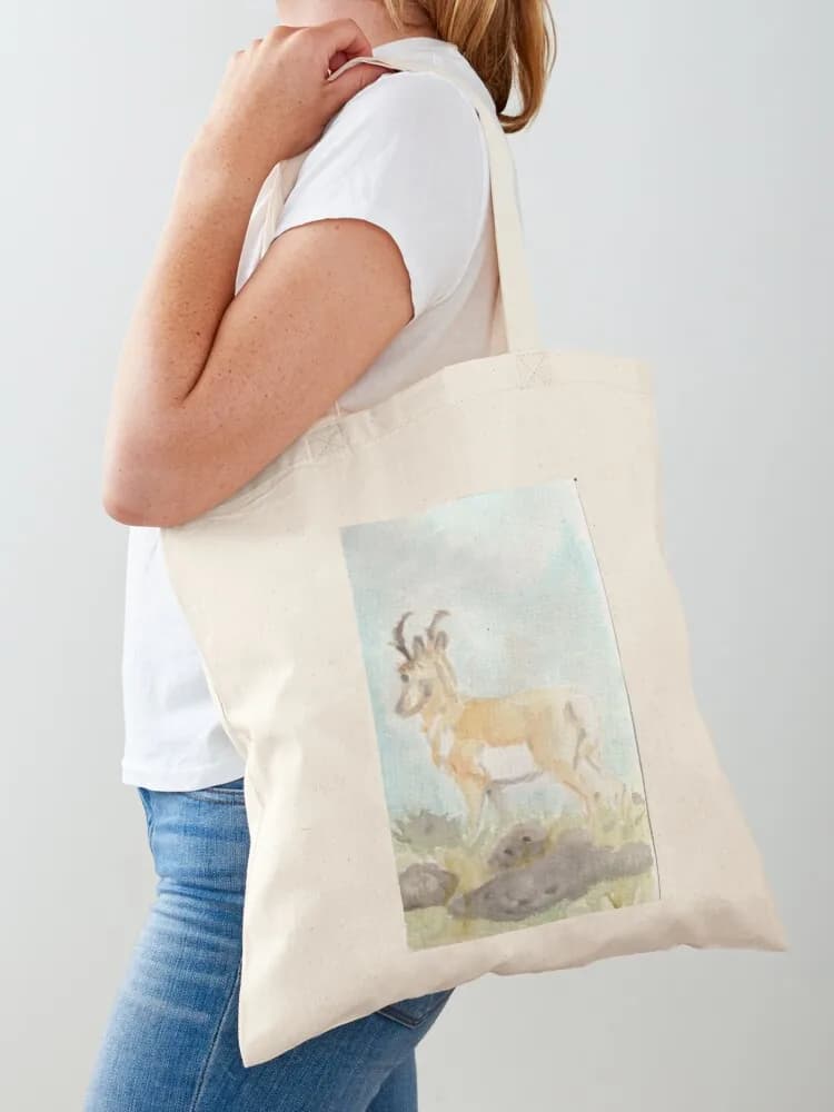 Borsa tote Summer Pronghorn, borse per dolciumi, borse riutilizzabili per la spesa, borse per la spesa in tela
