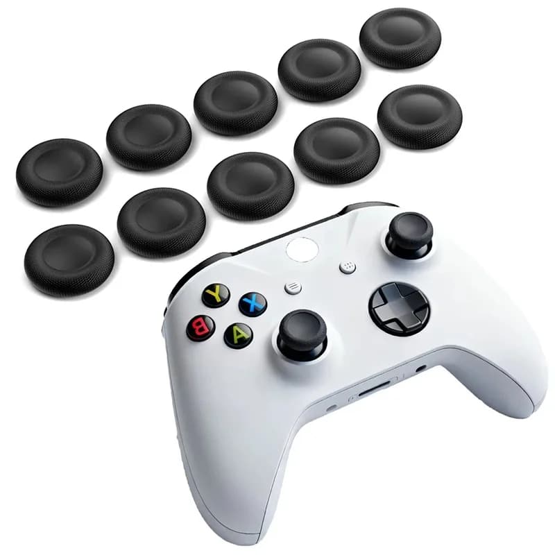 2-6 PCS Anti-Slip Joystick Cover For PS5 / PS4 Controller Soft Silicone Thumb Grip Caps Gamepad Replacement Repair Accessory Kit