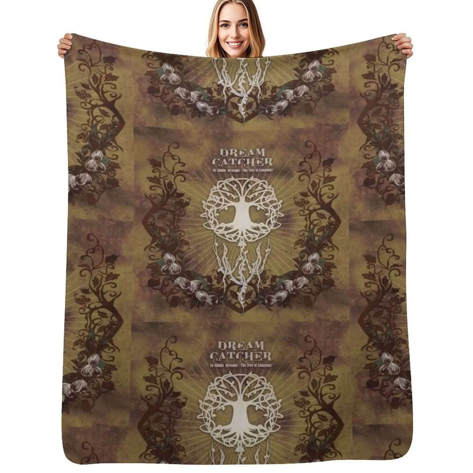 DREAMCATCHER album Dystopia: Lose Myself Throw Blanket Soft Warm Blanket Gift for Men Women Adults