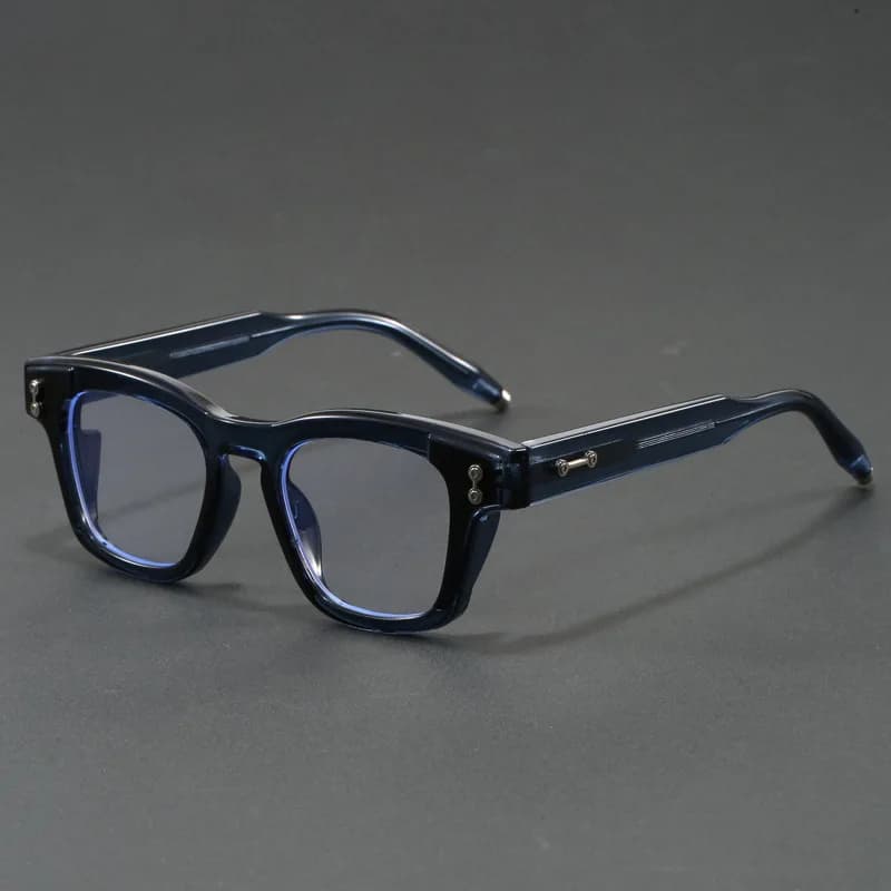 New stylish high-end square flat glasses - retro-style unique decorative holiday gift