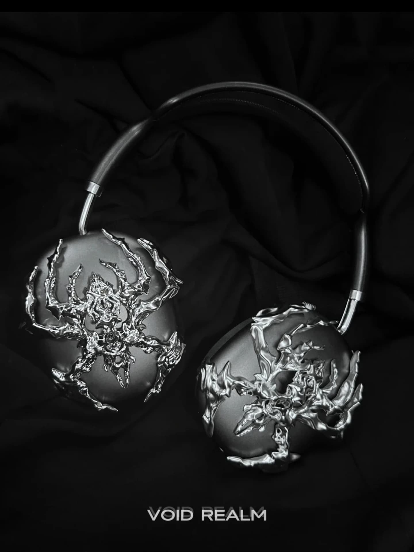 Airpods Max Case Cover Y2k Custom Spider Headphone Case Matte Silver Earphone Decoration Airpods Max Replica Accessories Gifts