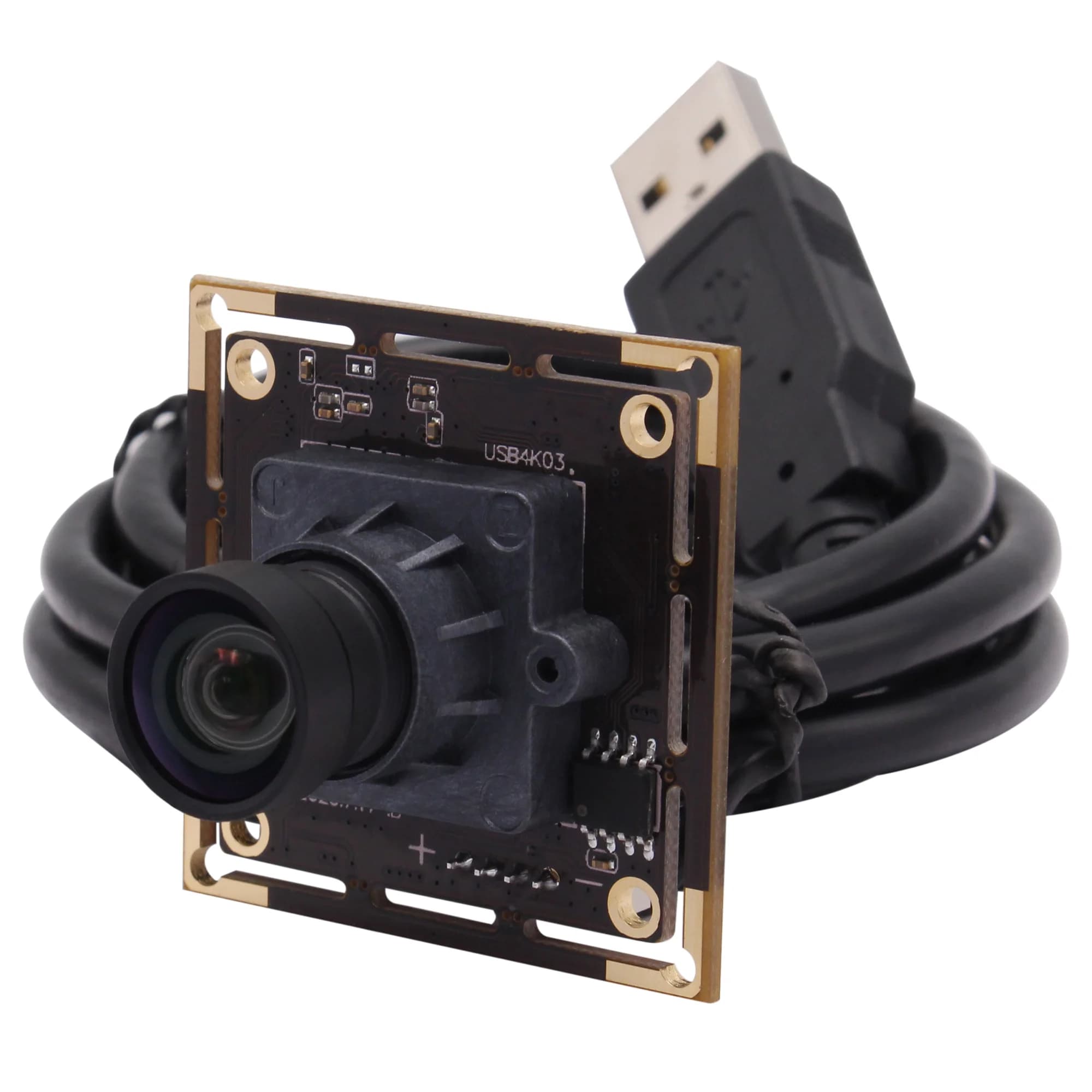 IMX415 4K 30FPS Webcam Mini Raspberry PI USB Camera Module with 100 Degree No Distortion for Machine Vision -USB4K03-V100