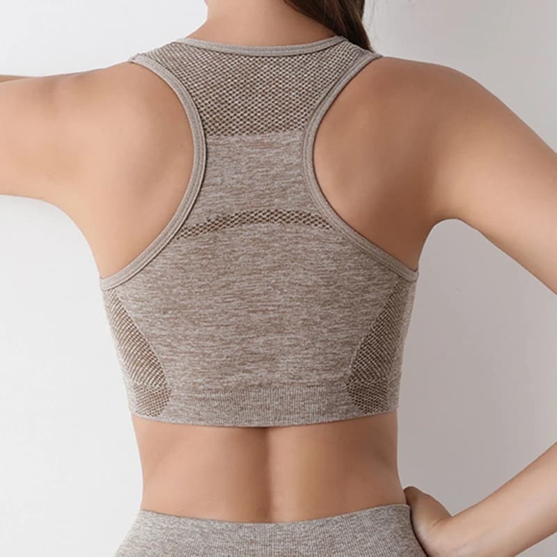 Reggiseni Sportivi da Donna, Top per Yoga, Alta Protezione, Asciugatura Rapida, per Palestra, Corsa, Fitness, Intimo Sportivo Senza Cuciture