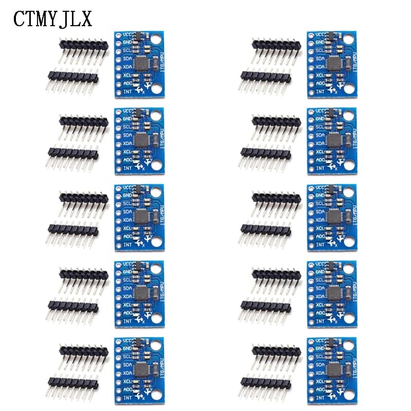 5-10 pcs IIC I2C GY-521 MPU-6050 MPU6050 Analog A 3 Axis Analog Sensors + Arduino Accelerometer Module With 3-5 V DC Pins